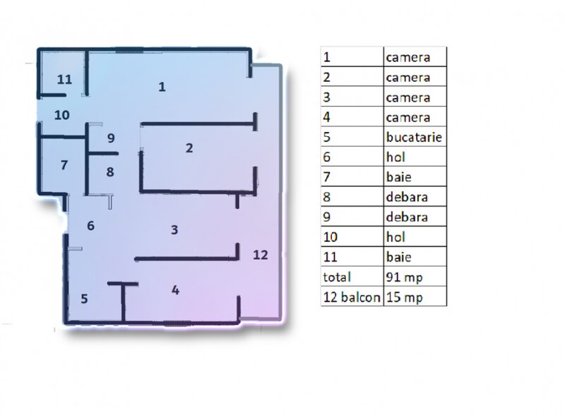 Baneasa, apartament de vanzare cu 4 camere si 2 parcari subterane.